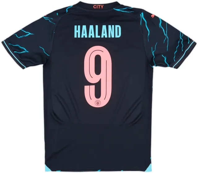 2023-24 Manchester City Third Shirt Haaland #9 - 10/10 - (S)