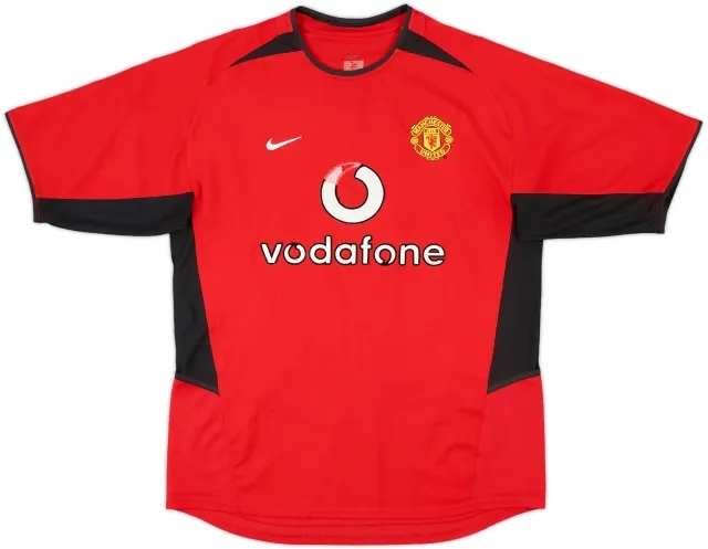 2002-04 Manchester United Home Shirt - 4/10 - (M)