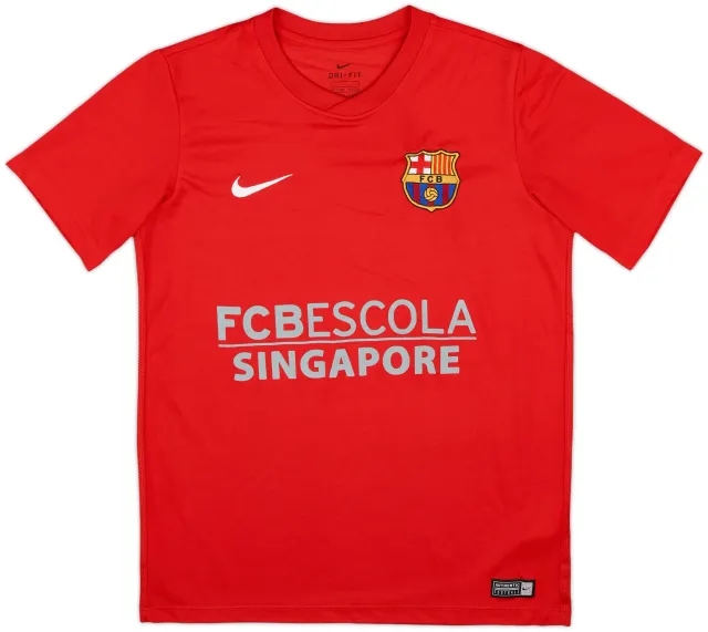 2017-18 Barcelona Nike Training Shirt - 9/10 - (L.Boys)