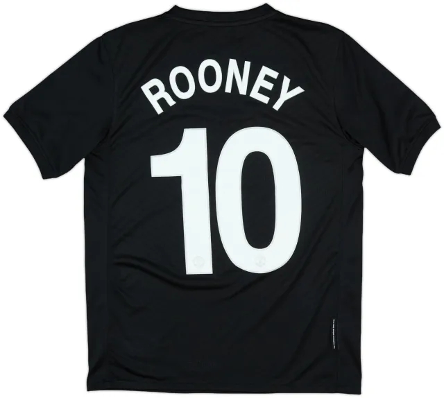 2009-10 Manchester United Away Shirt Rooney #10 - 8/10 - (XL.Boys)
