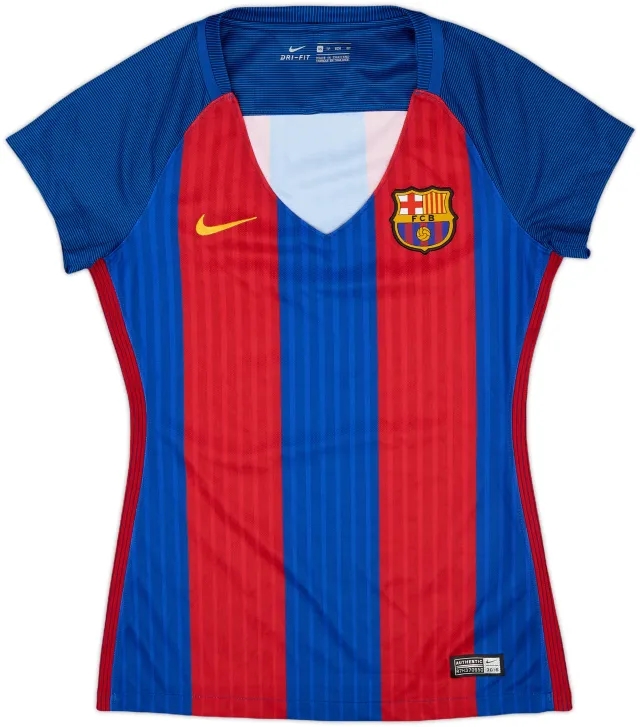 2016-17 Barcelona Home Shirt - 10/10 - (Women's XS)