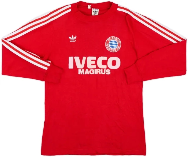 adidas Bayern Munich Mens LS Home Shirt 1982/83