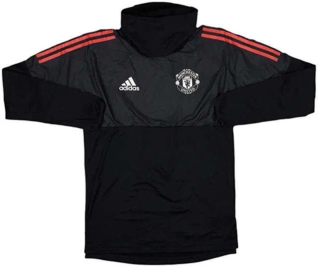 2017-18 Manchester United adidas Drill Top - 9/10 - (XS)