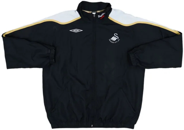 2008-09 Swansea City Umbro Track Jacket - 7/10 - (XL)