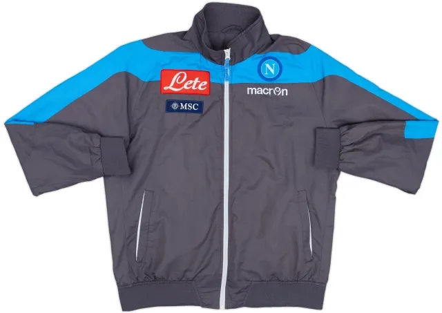 2014-15 Napoli Macron Track Jacket - 8/10 - (M)
