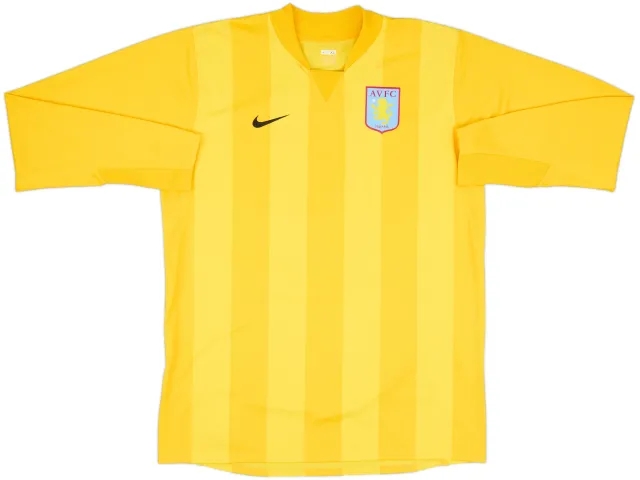 2007-08 Aston Villa Player Issue GK Shirt #13 - 8/10 - (XL)