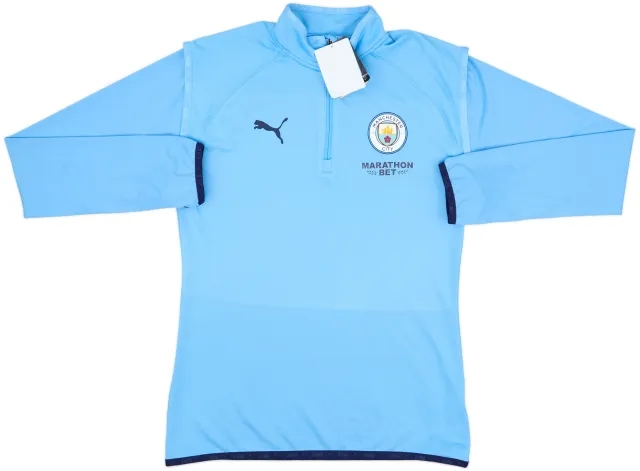 2020-21 Manchester City Puma 1/4 Zip Training Top (S)