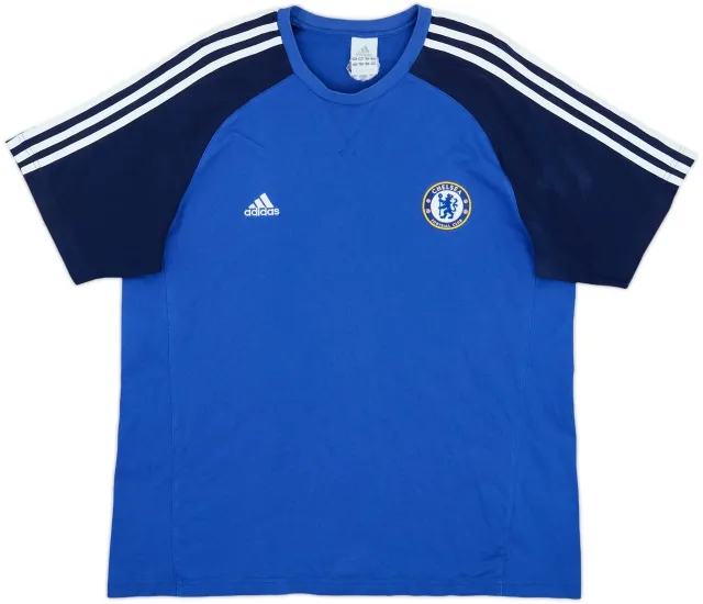 2007-08 Chelsea adidas Cotton Tee - 9/10 - (L)