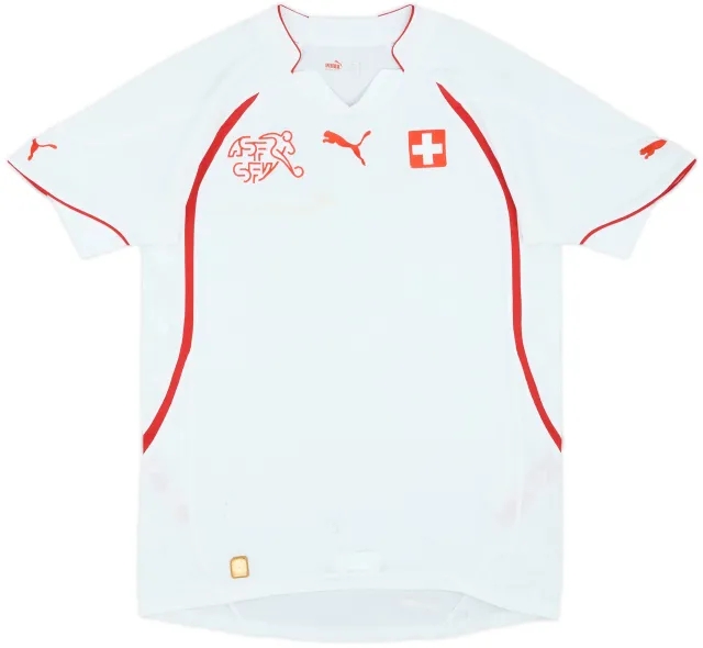 2010-11 Switzerland Signed Away Shirt - 5/10 - (S)