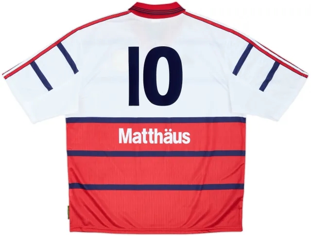 adidas Bayern Munich Mens SS Player Issue Away Shirt 1998/00