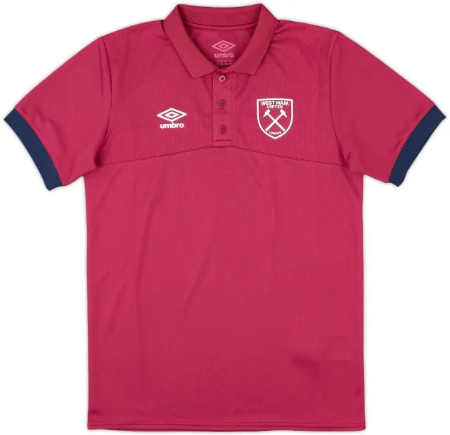 2017-18 West Ham Umbro Polo Shirt - 10/10 - (XL.Boys)