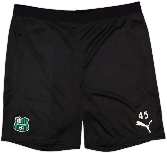 2021-22 Sassuolo Player Issue Puma Training Shorts #45 - 10/10 - (L)