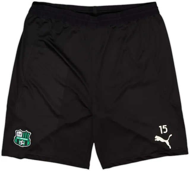 2021-22 Sassuolo Player Issue Puma Training Shorts #15 - 10/10 - (L)
