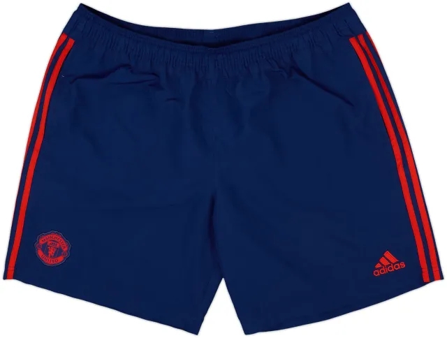 2015-16 Manchester United adidas Training Shorts - 10/10 - (XXL)