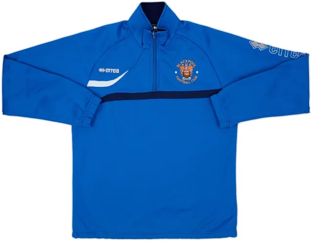 2014-15 Blackpool Errea 1/4 Zip Track Jacket - 8/10 - (S)
