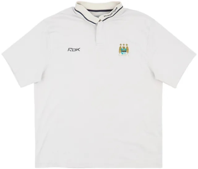 2004-05 Manchester City Reebok Polo Shirt - 8/10 - (XL)