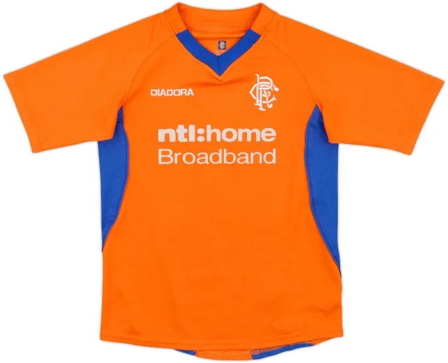 2002-03 Rangers Away Shirt - 8/10 - (S.Boys)
