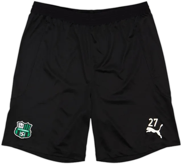 2018-19 Sassuolo Player Issue Training Shorts #27 - 9/10 - (M)