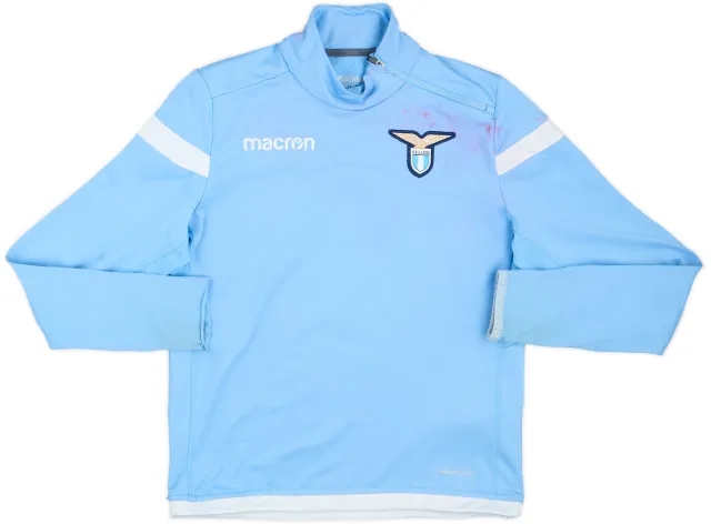 2017-18 Lazio Macron 1/4 Zip Training Top - 4/10 - (M.Boys)