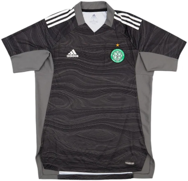 adidas Celtic Mens LS Goalkeeper Player Issue Home Shirt 2021/22