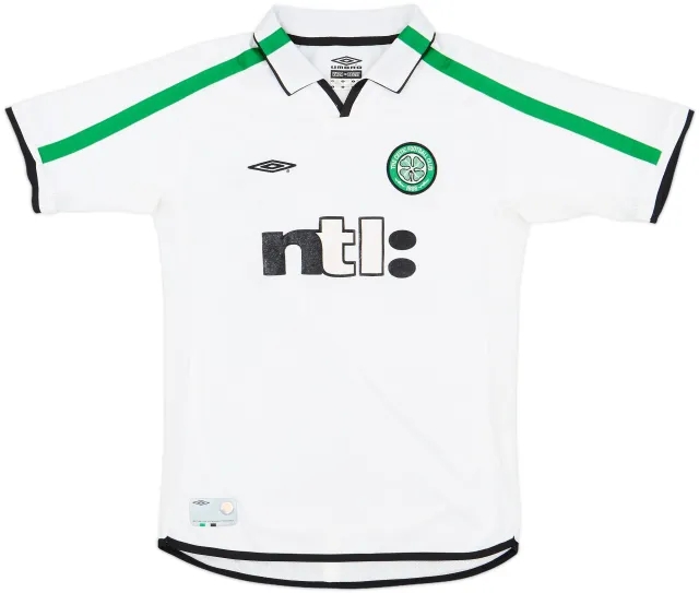 Umbro Celtic Boys SS Away Shirt 2001/02