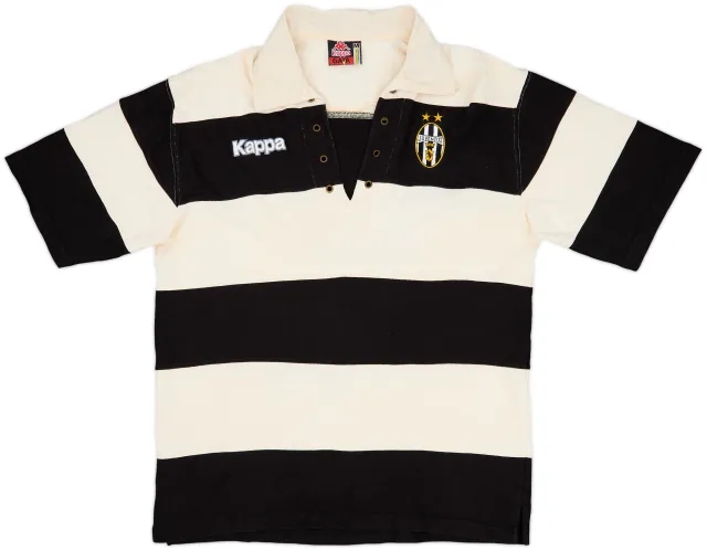 1997-98 Juventus Kappa Laced Polo Shirt - 7/10 - (M)