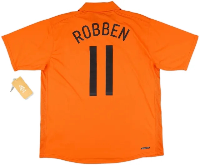 2006-08 Netherlands Home Shirt Robben #11 (XL)