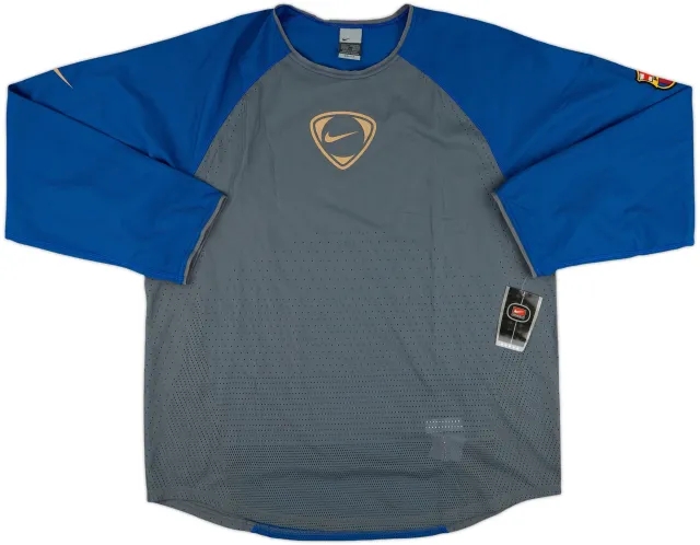 2001-02 Barcelona Nike Player Issue Training Shirt (XL)