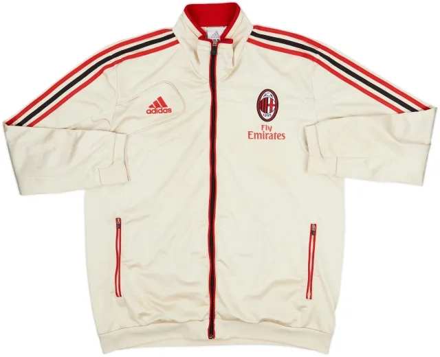 2012-13 AC Milan adidas Track Jacket - 8/10 - (L/XL)