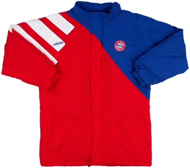 1993-95 Bayern Munich adidas Padded Bench Coat - 9/10 - (L)
