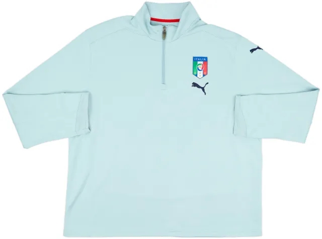2008-09 Italy Puma 1/4 Zip Drill Top - 8/10 - (XXL)