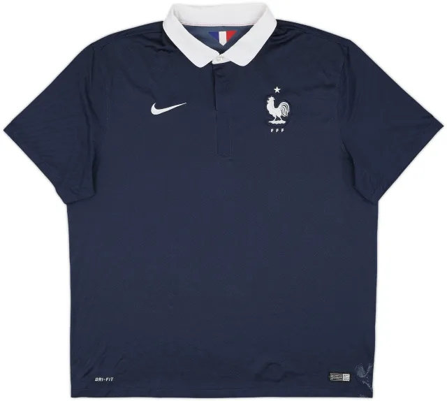 Nike France Mens SS Home Shirt 2014