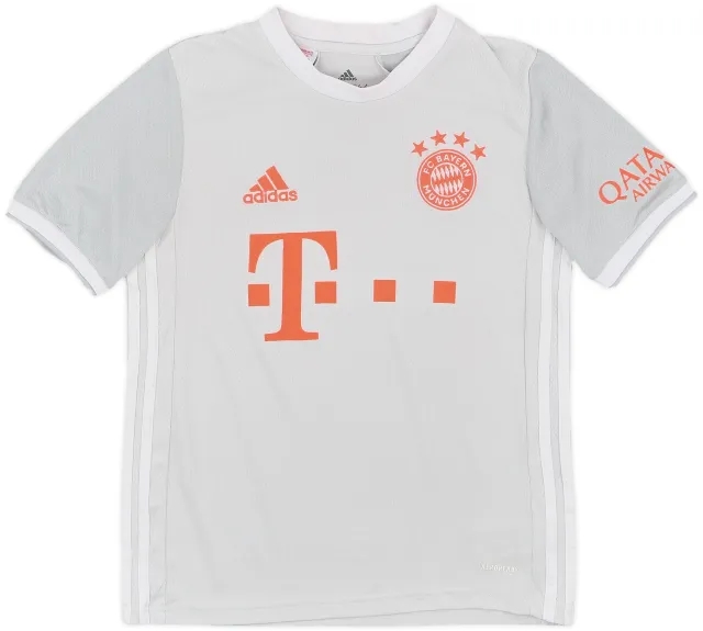 adidas Bayern Munich Boys SS Away Shirt 2020/21
