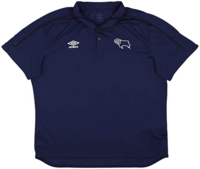 2020-21 Derby County Umbro Polo Shirt - 9/10 - (3XL)