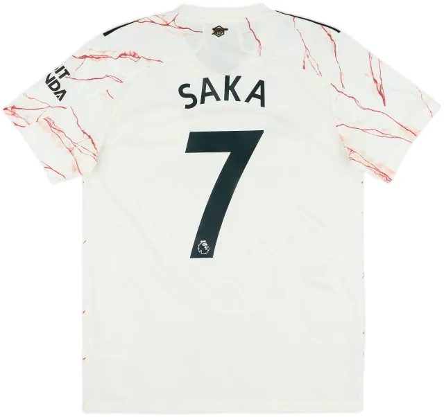 2020-21 Arsenal Away Shirt Saka #7 - 10/10 - (M)