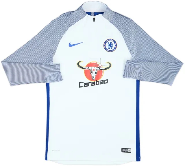 2017-18 Chelsea Player Issue Nike Aeroswift 1/4 Zip Training Top - 8/10 - (S)
