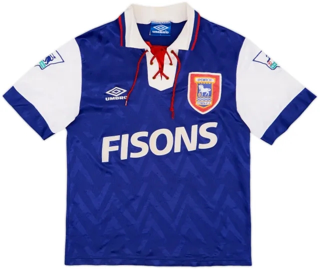 1992-94 Ipswich Home Shirt - 6/10 - (S)
