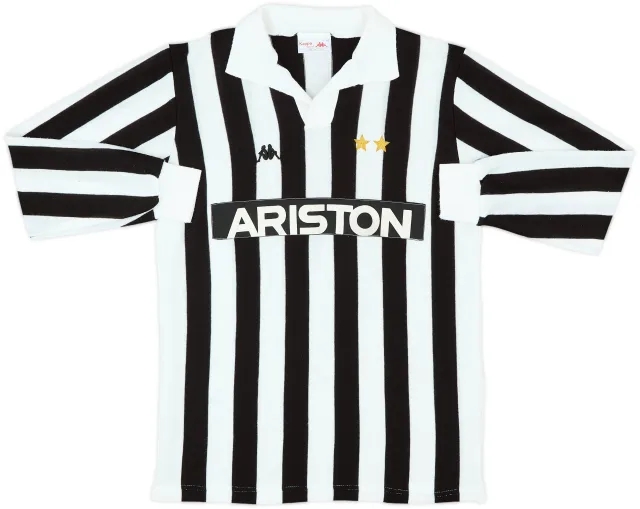 1982-83 Juventus Home L/S Shirt #11 - 9/10 - (M)