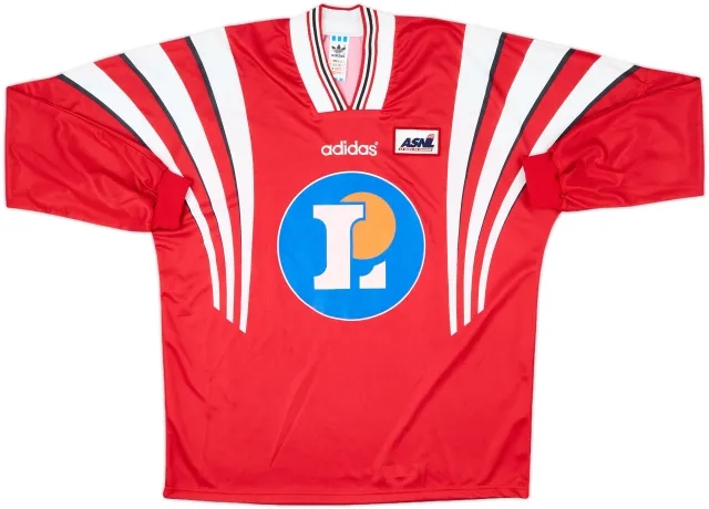 1995-97 AS Nancy Away L/S Shirt - 10/10 - (L)