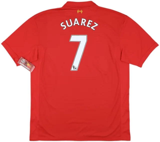 2012-13 Liverpool Home Shirt Suarez #7 (3XL)