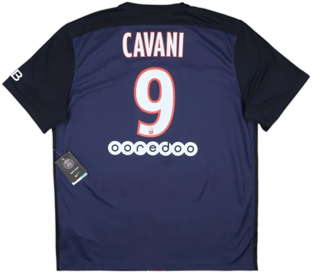 2015-16 Paris Saint-Germain Home Shirt Cavani #9 (XL)