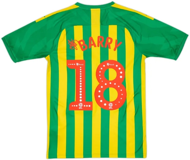 2019-20 West Brom Away Shirt Barry #18 - 9/10 - (S)