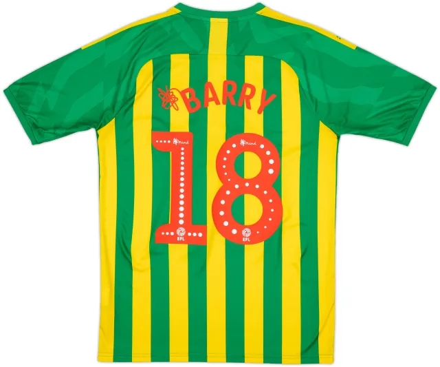 2019-20 West Brom Away Shirt Barry #18 - 9/10 - (M)