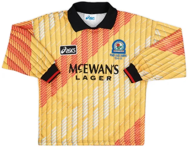 1995-96 Blackburn GK Shirt - 6/10 - (L.Boys)