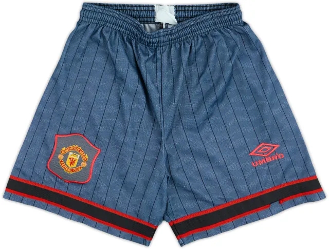 1995-96 Manchester United Away Shorts - 8/10 - (M.Boys)