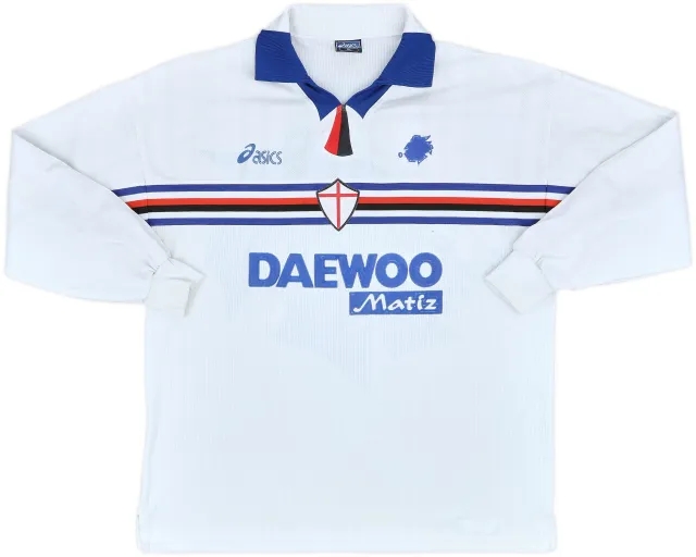 1998-99 Sampdoria Away L/S Shirt - 6/10 - (XL)