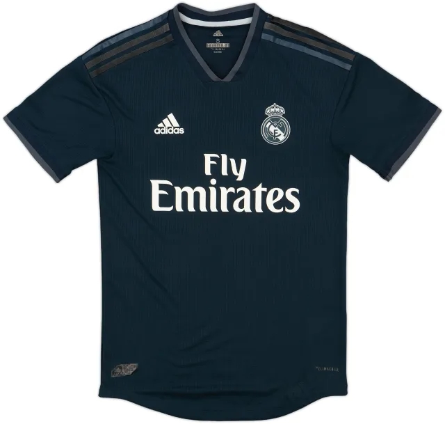 2018-19 Real Madrid Authentic Away Shirt - 6/10 - (S)
