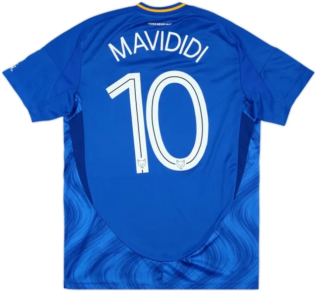 2024-25 Leicester Match Issue FA Cup Home Shirt Mavididi #10
