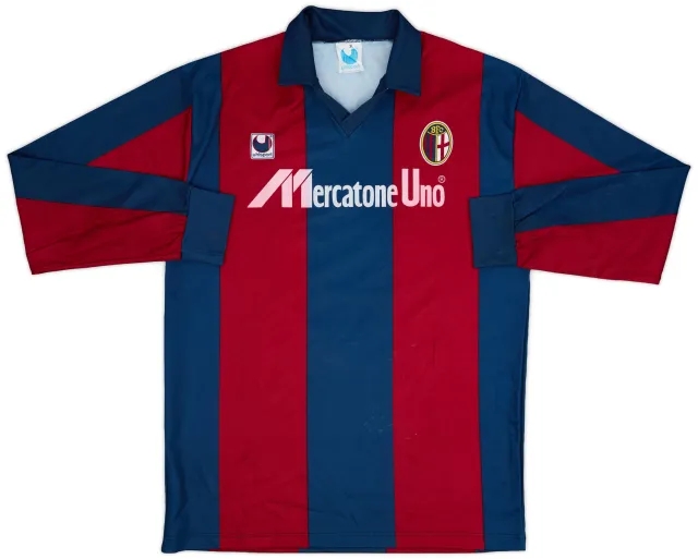 1990-91 Bologna Match Worn Home L/S Shirt #2 (Biondo)