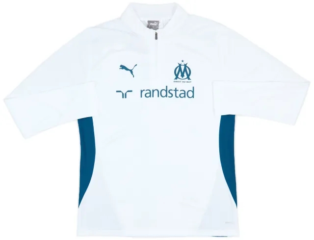 2024-25 Olympique Marseille Puma 1/4 Zip Training Top (M)